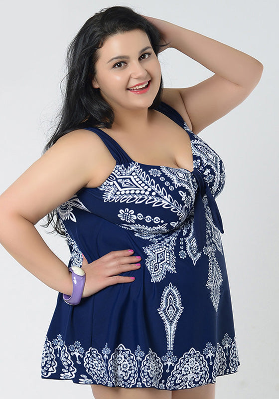 Facio Tunia Plus Size Swim Dress Facio Tunia Plus Size Swim Dress