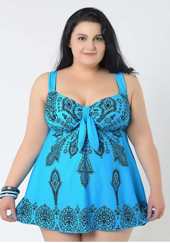 Facio Tunia Plus Size Swim Dress Facio Tunia Plus Size Swim Dress