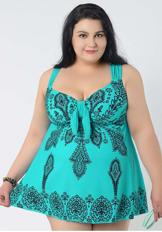 Facio Tunia Plus Size Swim Dress Facio Tunia Plus Size Swim Dress
