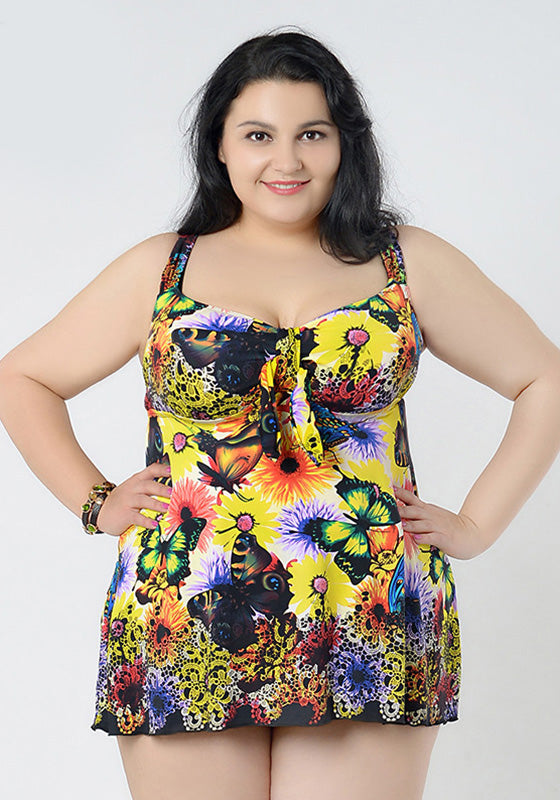 Curia Butterfly Print Swimdress Curia Butterfly Print Swimdress
