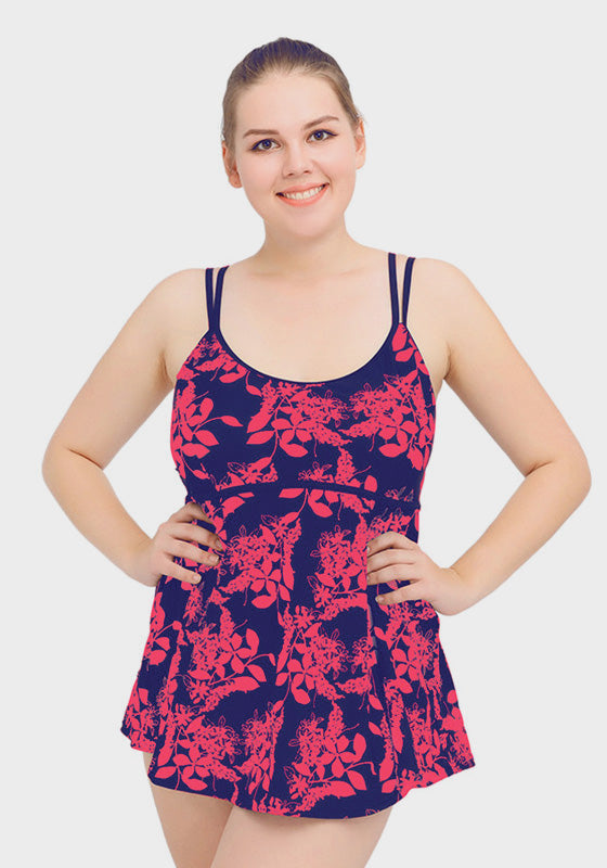 Facile Floral Print Swim Dress Facile Floral Print Swim Dress