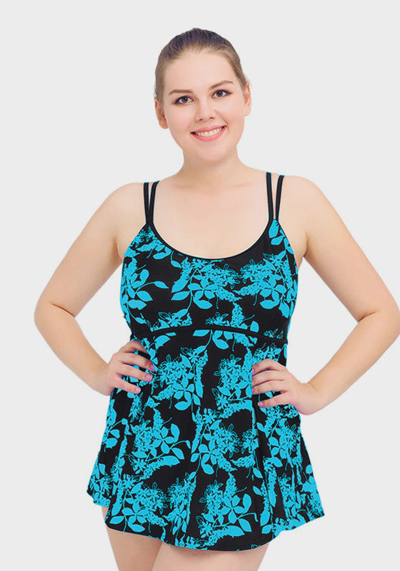 Facile Floral Print Swim Dress Facile Floral Print Swim Dress