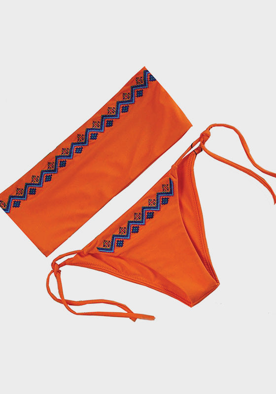 Carus Bandeau Strapless Bikini Carus Bandeau Strapless Bikini