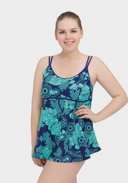 Setha Plus Size Print Swim Dress