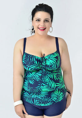 Lacrim Leaf Print Swimwear