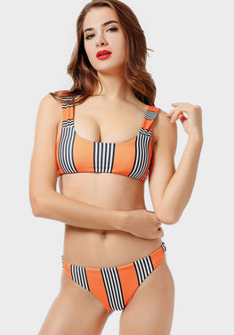 Veni Push Up Striped Beachwear